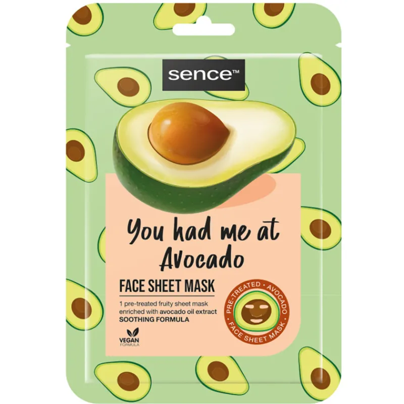 kangasnaamio-sence-20-ml-avoca-eyNeOHlz-0.webp Sence Ihonhoitotuotteet^Kangasnaamio 20 Ml Avocado