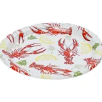 Let's Party Sesonkikoristeet-Kartonkilautanen 10 Kpl 18 Cm Rapu