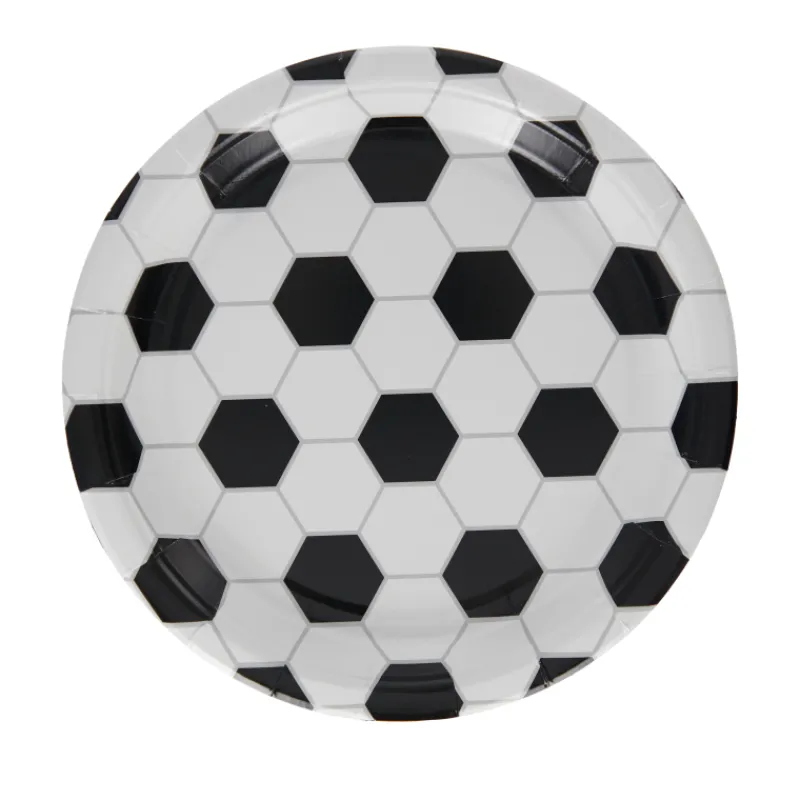 kartonkilautanen-lets-party-10-eNwIWzTs-0.webp Let's Party Lasten Juhlat-Kartonkilautanen 10 Kpl 18 Cm Jalkapallo