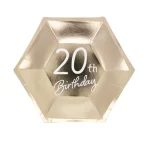 Let's Party Teemajuhlat-Kartonkilautanen 6 Kpl 18 Cm 20v