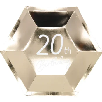 Let's Party Teemajuhlat-Kartonkilautanen 6 Kpl 23 Cm 20v