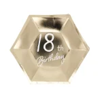 Let's Party Teemajuhlat-Kartonkilautanen 6 Kpl 18 Cm 18v