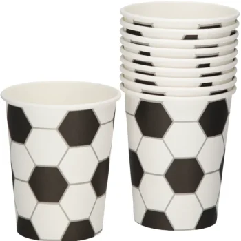 Let's Party Lasten Juhlat-Kartonkimuki 10 Kpl Jalkapallo