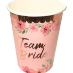 Let's Party Teemajuhlat-Kartonkimuki 6 Kpl Team Bride