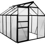 Green Land Kasvihuoneet-Kasvihuone 4,8 Mu00b2, Musta Runko