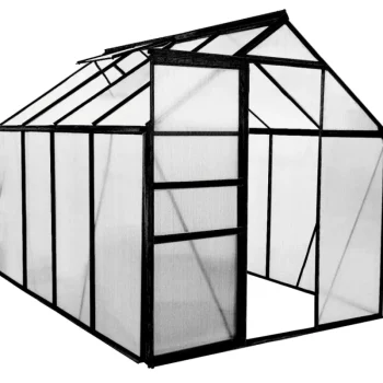 Green Land Kasvihuoneet-Kasvihuone 4,8 Mu00b2, Musta Runko