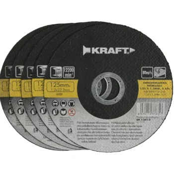 Kraft Sähkötyökalujen Tarvikkeet-Katkaisulaikka 125x1,2mm 5kpl