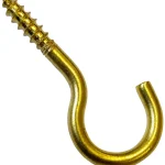 Pisla Ripustus-Kattokoukku 40 Mm Messinkiä, 4 Kpl