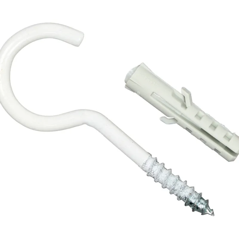 kattokoukku-40-mm-valkoinen-p-miaIBxmI-0.webp Pisla Ripustus-Kattokoukku 40 Mm Valkoinen + Proput, 4 Kpl