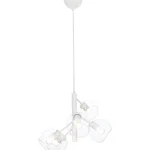 Aneta Lighting Sisävalaisimet-Kattovalaisin Atom 5-osainen, Valkoinen/kirkas