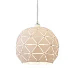 Scan Lamps Sisävalaisimet-Kattovalaisin Lattice 30 Cm, Valkoinen Tekstiili