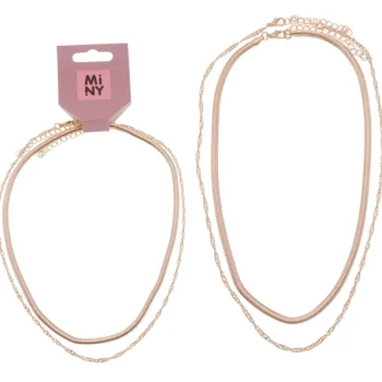 Miny Korut Ja Kellot^Kaulaketju 2 Kpl Kullanvärinen