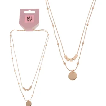 Miny Korut Ja Kellot^Kaulakoru 2 Kpl Kullanvärinen