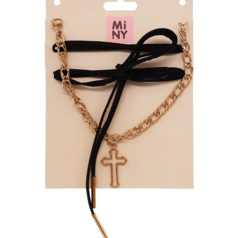 kaulakoru-miny-2-kpl-mustakull-UOiXkIaj-0.webp Miny Korut Ja Kellot^Kaulakoru 2 Kpl Musta/kullanvärinen