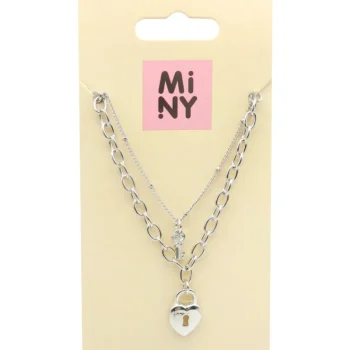 Miny Korut Ja Kellot^Kaulakoru Hopeanvärinen