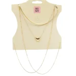 Miny Korut Ja Kellot^Kaulakoru Kullanvärinen Sydän