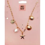 Miny Korut Ja Kellot^Kaulakoru Meriaihe Kullanvärinen