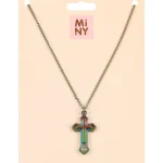 Miny Korut Ja Kellot^Kaulakoru Risti Sininen