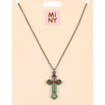 Miny Korut Ja Kellot^Kaulakoru Risti Sininen