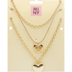 Miny Korut Ja Kellot^Kaulakoru Sydän Kullanvärinen