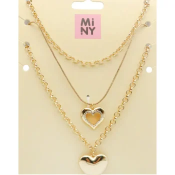 Miny Korut Ja Kellot^Kaulakoru Sydän Kullanvärinen