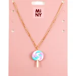 Miny Korut Ja Kellot^Kaulakoru Tikkari Pinkki/turkoosi