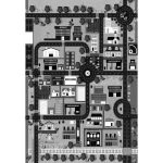 Village's Matot-Kaupunki Matto 100x150cm