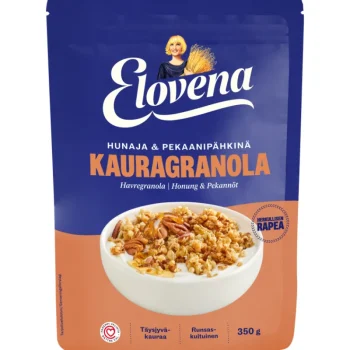 Elovena Myslit^Kauragranola 350 G Hunaja & Pekaanipähkinä
