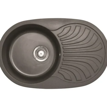 Aqualine LVI-Keittiöallas 780 X 500 Mm X-Granit Grafiitinmusta