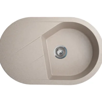 Aqualine LVI-Keittiöallas M 780 X 500 Mm X-Granit Hiekanvärinen