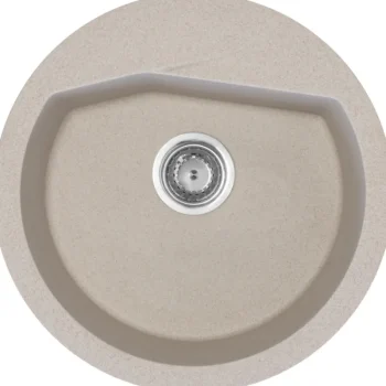 Aqualine LVI-Keittiöallas u00d8 516 Mm X-Granit Hiekanvärinen