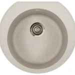 Aqualine LVI-Keittiöallas u00d8 520 Mm X-Granit Hiekanvärinen