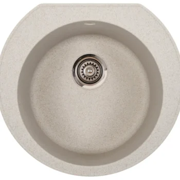 Aqualine LVI-Keittiöallas u00d8 520 Mm X-Granit Hiekanvärinen