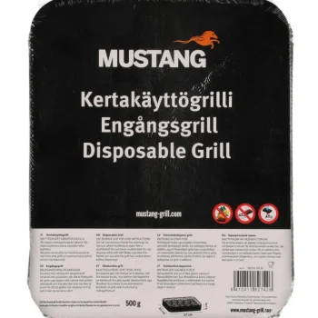 Mustang Grillit-Kertakäyttögrilli
