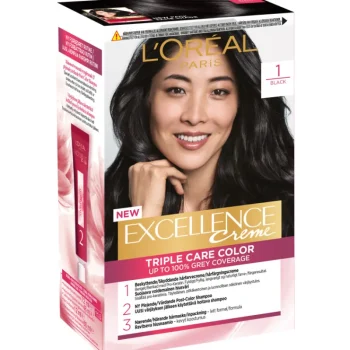 Loreal Excellence Hiusvärit^Kestoväri Creme 1 Black Musta