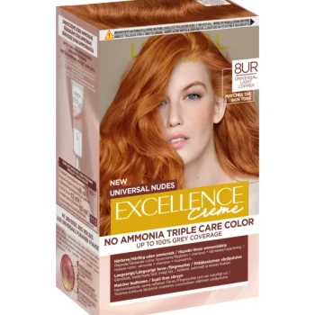 Loreal Excellence Hiusvärit^Kestoväri Creme Universal Nudes 8UC Light Copp