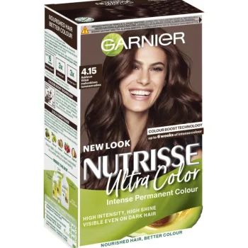 Garnier Nutrisse Hiusvärit^Kestoväri Ultra Color 4.15 Viileä Mahonkinen Tummanruskea