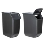 Sini Roskakorit Ja Lajitteluastiat^Kierrätysastia Grafiitti