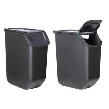 Sini Roskakorit Ja Lajitteluastiat^Kierrätysastia Grafiitti