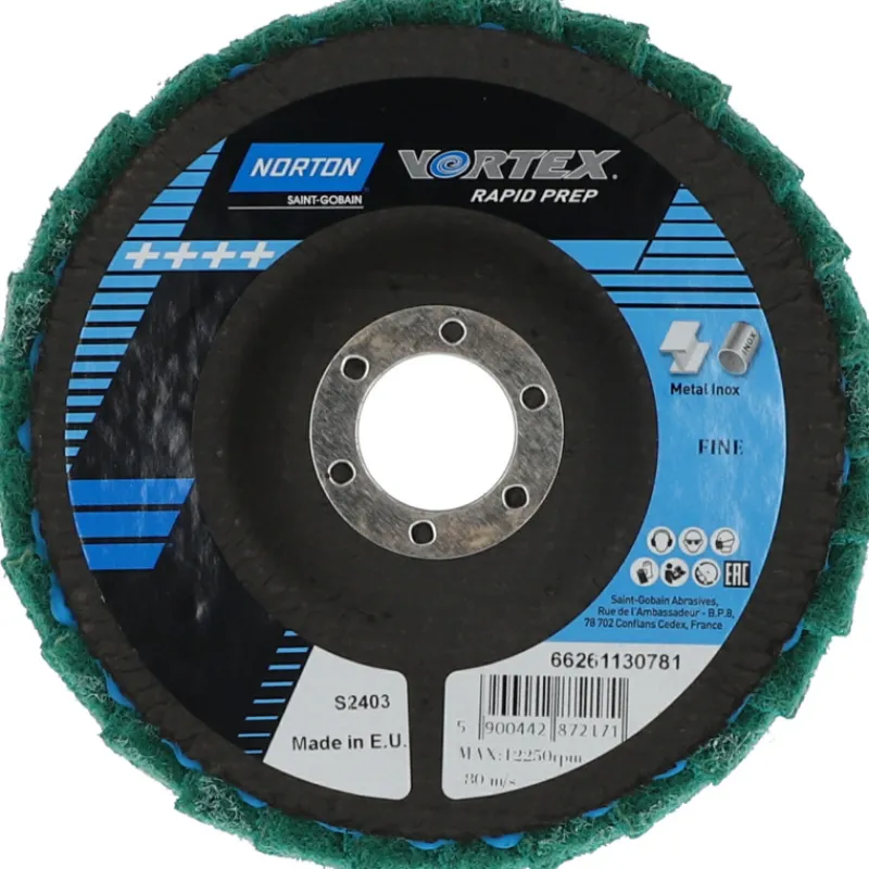 kiillotuslamellilaikka-norton-CbfrhiiR-0.webp Norton Sähkötyökalujen Tarvikkeet-Kiillotuslamellilaikka 125 Mm Hieno