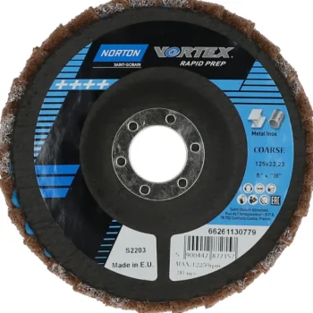 Norton Sähkötyökalujen Tarvikkeet-Kiillotuslamellilaikka 125 Mm Karkea