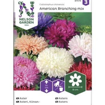 Nelson Garden Basic Kasvien Ja Nurmikonsiemenet-Kiinanasteri Siemen American Branching