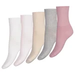 Pola Naisten Sukat Ja Sukkahousut-Kiristämättömät Naisten Sukat 5 Pr/pkt