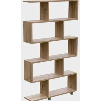 Chic Home Pienkalusteet-Kirjahylly 90 X 22 X 156 Cm Elina Ruskea