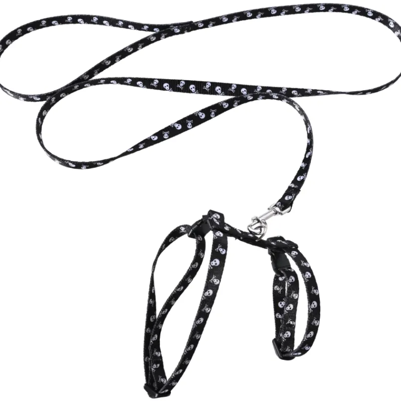 kissan-valjaat-talutin-real-c-VjLodGyr-0.webp Real Cat Kissatarvikkeet^Kissan Valjaat + Talutin Pääkallo