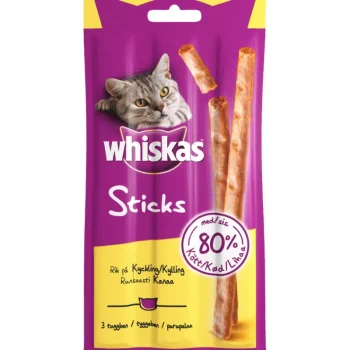 Whiskas Kissanruoka^Kissanherkku 3 X 6 G Sticks Kana