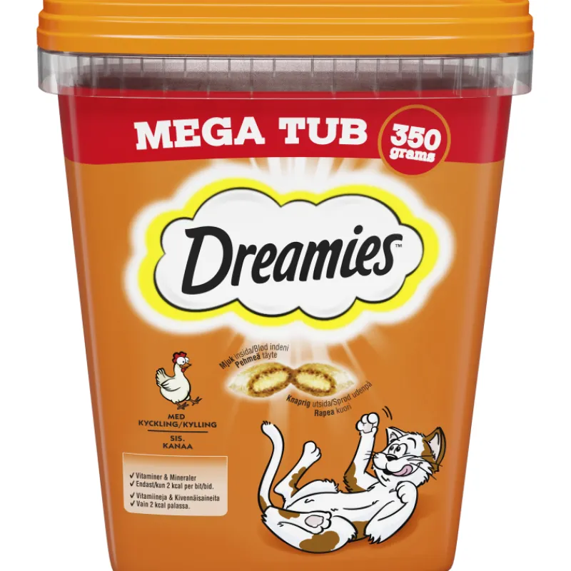 kissanherkku-dreamies-350-g-me-xsYeoEKi-0.webp Dreamies Kissanruoka^Kissanherkku 350 G MegaTub Kana