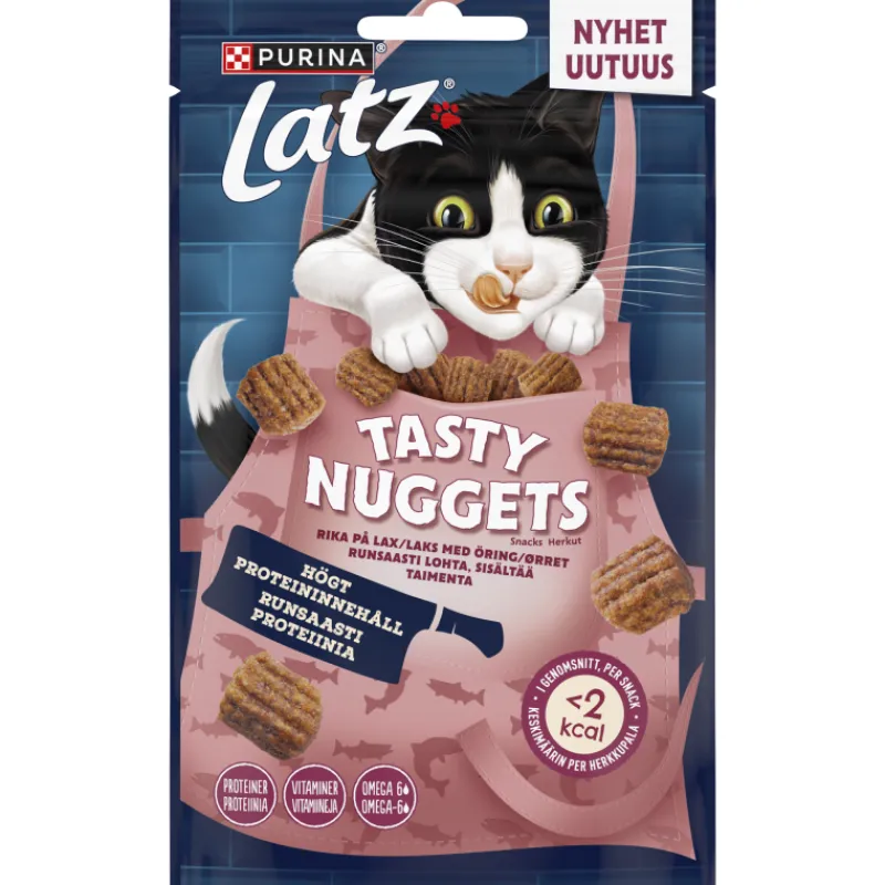 kissanherkku-latz-50-g-tasty-n-vVZzuGmD-0.webp Latz Kissanruoka^Kissanherkku 50 G Tasty Nuggets Runsaasti Lohta