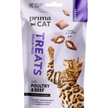 Primacat Kissanruoka^Kissanherkku 40 G Treats Crunchy Skin & Coat
