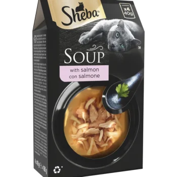 Sheba Kissanruoka^Kissanherkku 4 X 40 G Soup Lohi
